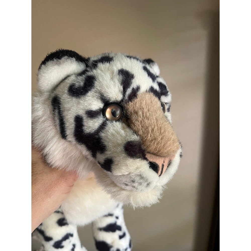 Rare Vintage 24” Snow Leopard Plush